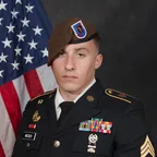 Ty Meder in his U.S. Army uniform